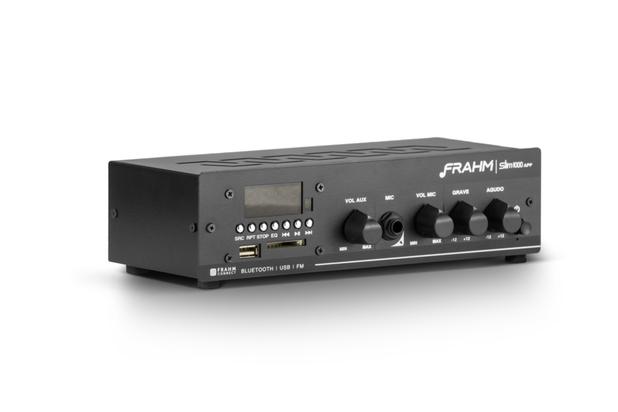 Amplificador Receiver FRAHM SLIM 1000 APP Som ambiente G2 Menor preço em Amplificador Receiver FRAHM SLIM 1000 APP Som ambiente G2