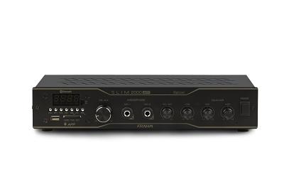 Amplificador Receiver Frahm Slim 2000 App Optical Bluetoot USB SD Menor preço em Amplificador Receiver Frahm Slim 2000 App Optical Bluetoot USB SD