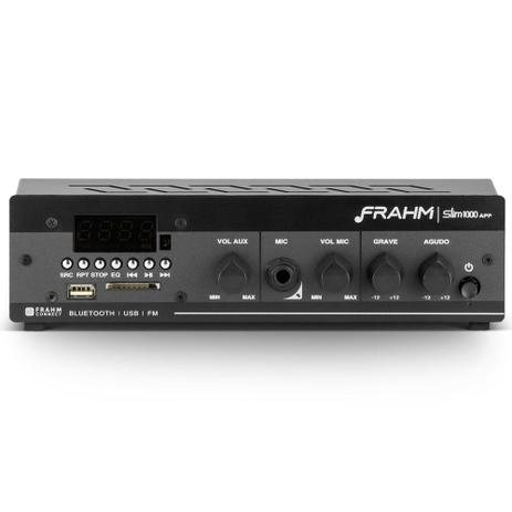 Amplificador Receiver para Som Ambiente Slim 1000 APP 31841 Frahm Menor preço em Amplificador Receiver para Som Ambiente Slim 1000 APP 31841 Frahm