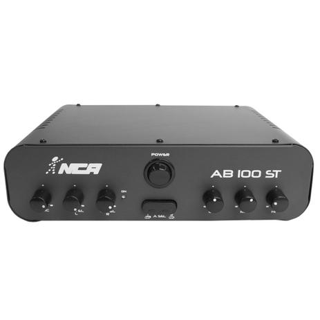 Amplificador Som Ambiente 60W 4 Ohms - AB 100 ST NCA Menor preço em Amplificador Som Ambiente 60W 4 Ohms - AB 100 ST NCA