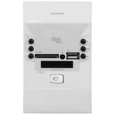 Amplificador Som Ambiente 60W 4 Ohms c/ USB / Bluetooth - SLIM WALL Frahm Menor preço em Amplificador Som Ambiente 60W 4 Ohms c/ USB / Bluetooth - SLIM WALL Frahm