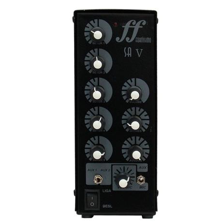 Amplificador Som Ambiente 60W até 20 Caixas - SA 5 FORT DSK Menor preço em Amplificador Som Ambiente 60W até 20 Caixas - SA 5 FORT DSK