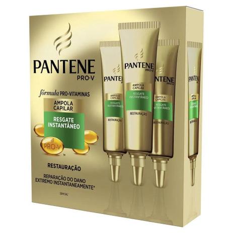 Ampola capilar restauração resgate instantâneo 3un 15ml pantene é boa?