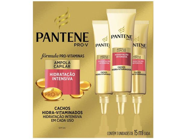 Ampola Pantene Pro-V Cachos Hidra-Vitaminados - 15ml 3 Unidades