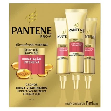 Ampola tratamento pantene c/3 cachos hidra-vitaminados - Sem marca Menor preço em Ampola tratamento pantene c/3 cachos hidra-vitaminados - Sem marca