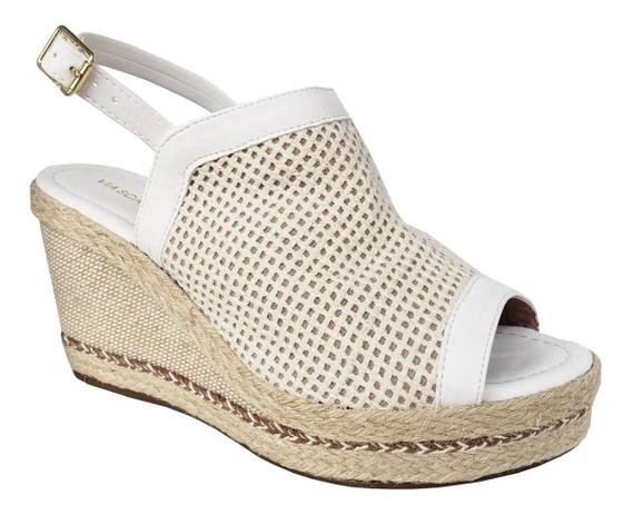 anabela branca fechada