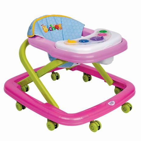 Andador Bichos Rosa Magic Toys Menor preço em Andador Bichos Rosa Magic Toys