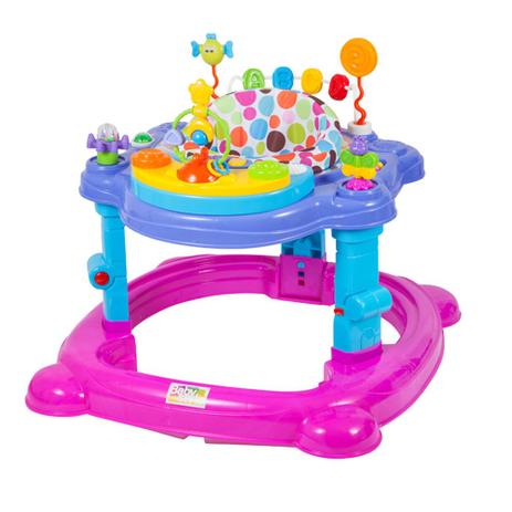 Andador Centro De Atividades Bebê Infantil Baby Style - Rosa Menor preço em Andador Centro De Atividades Bebê Infantil Baby Style - Rosa