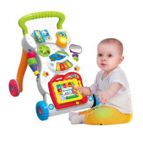 Andador Educativo Musical Didático 8 brinquedos Baby Style Menor preço em Andador Educativo Musical Didático 8 brinquedos Baby Style