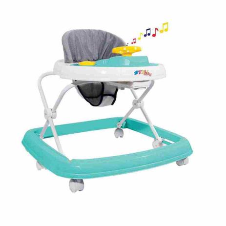 Andador Infantil Musical Styll Baby Verde Agua - Still baby Menor preço em Andador Infantil Musical Styll Baby Verde Agua - Still baby