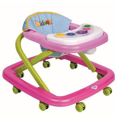 Andador Magic Baby Rosa 1002 - Magic Toys Alta Qualidade Menor preço em Andador Magic Baby Rosa 1002 - Magic Toys Alta Qualidade