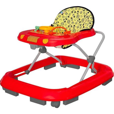 Andador para Bebê Tutti Baby Safari - Vermelho Menor preço em Andador para Bebê Tutti Baby Safari - Vermelho