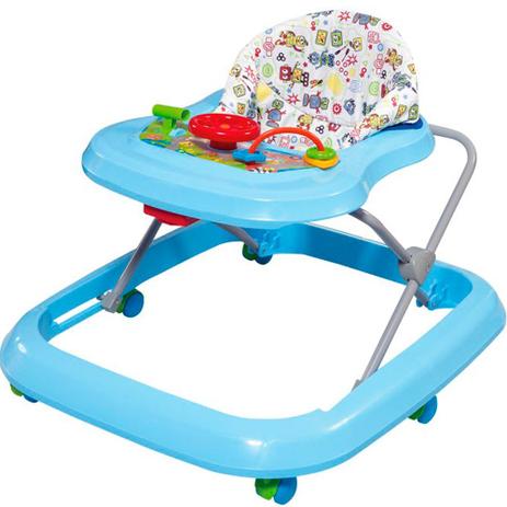 Andador Toy Musical Primeiros Passos Azul - Tutti Baby Menor preço em Andador Toy Musical Primeiros Passos Azul - Tutti Baby