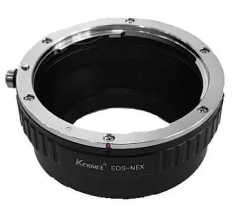 Anel Adaptador de Lentes Canon EF e EF-S para Câmeras Sony E-Mount (EOS-NEX) - Kernel Menor preço em Anel Adaptador de Lentes Canon EF e EF-S para Câmeras Sony E-Mount (EOS-NEX) - Kernel