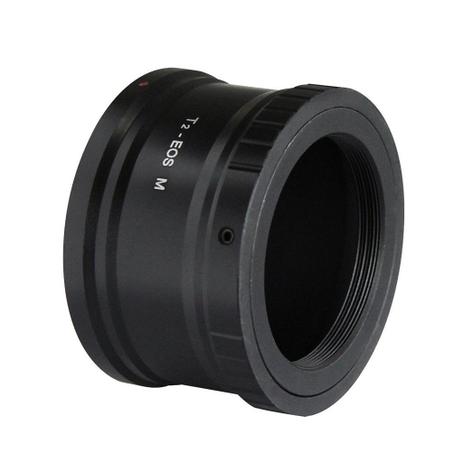 Anel Adaptador T2 para Cameras DSLR Canon EOS M Mirrorless - Oem Menor preço em Anel Adaptador T2 para Cameras DSLR Canon EOS M Mirrorless - Oem
