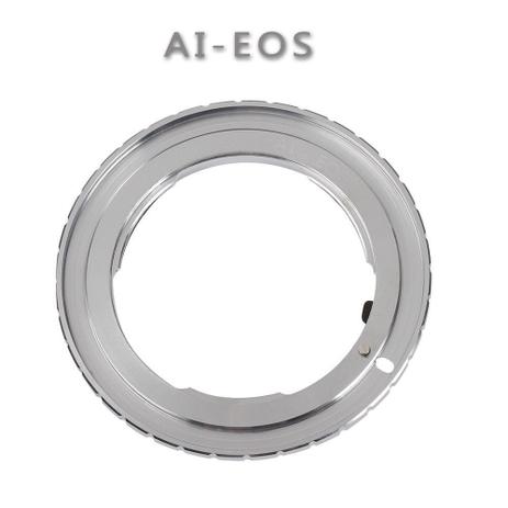 Anel AI - EOS Adaptador De Lentes Objetivas Nikon Para Câmeras Canon Eos SEM CHIP - Oem Menor preço em Anel AI - EOS Adaptador De Lentes Objetivas Nikon Para Câmeras Canon Eos SEM CHIP - Oem