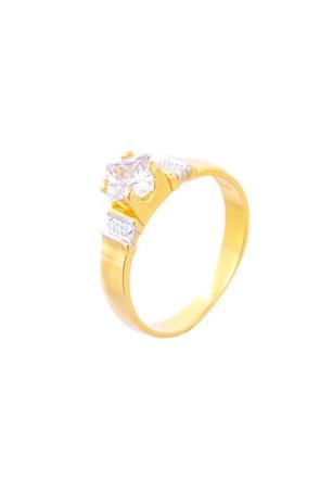 Anel Com Strass Banhado A Ouro An-53 - Distribuído frc magazine Menor preço em Anel Com Strass Banhado A Ouro An-53 - Distribuído frc magazine