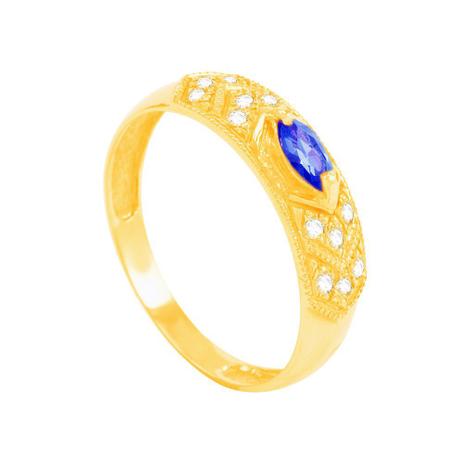 Anel de Formatura em Ouro 18K Safira Azul - AU4423 - Bruna tessaro Menor preço em Anel de Formatura em Ouro 18K Safira Azul - AU4423 - Bruna tessaro