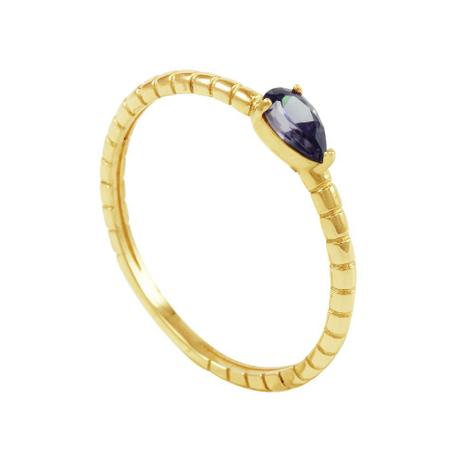 Anel em Ouro 18K com Zirconia - AU2938 - Bruna tessaro é boa?