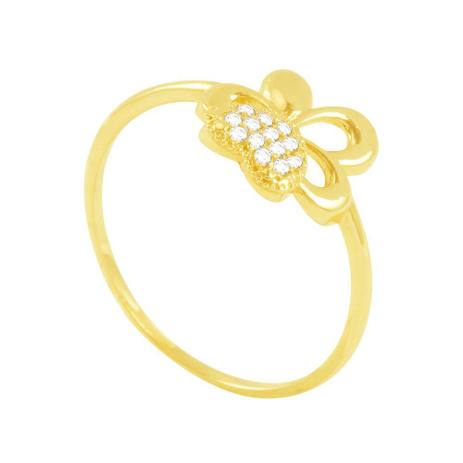 Anel em Ouro 18K  Flor com Zircônias - AU5216 - Bruna tessaro é boa?