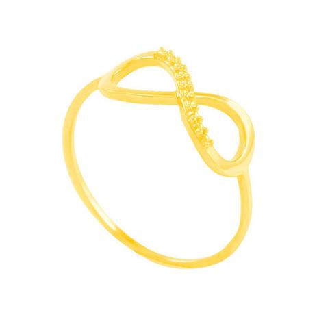 Anel em Ouro 18K Infinito - AU4964 - Bruna tessaro Menor preço em Anel em Ouro 18K Infinito - AU4964 - Bruna tessaro