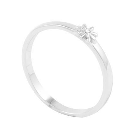 Anel em Ouro Branco 18K Flocos de Neve com Diamante - AU5064 - Bruna tessaro Menor preço em Anel em Ouro Branco 18K Flocos de Neve com Diamante - AU5064 - Bruna tessaro