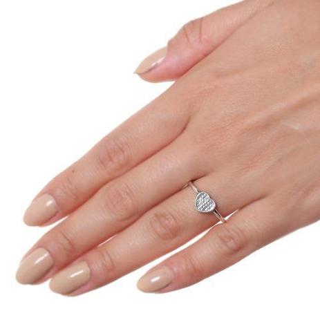 Anel Feminino Coração Com Zircônia Cravejada todo em Prata Original - Gabriela costa semi jóias Menor preço em Anel Feminino Coração Com Zircônia Cravejada todo em Prata Original - Gabriela costa semi jóias