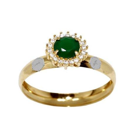 Anel Formatura Estética Ouro 18k Zircônias - cod.15602 - Retran joias Menor preço em Anel Formatura Estética Ouro 18k Zircônias - cod.15602 - Retran joias