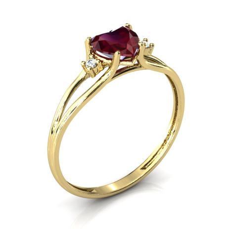 Anel Formatura Pedra Coração Zircônia Ouro 18K - Pontochic é boa?