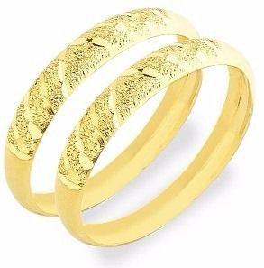 Anel Ouro 18k 750 Par De Aparador de Aliança Fosco - Dr joias Menor preço em Anel Ouro 18k 750 Par De Aparador de Aliança Fosco - Dr joias