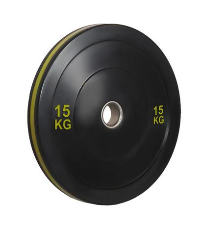 Menor preço em Anilha Olímpica Bumper Plate para musculação 15kg Wct Fitness 10100515