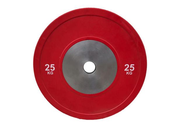 Menor preço em Anilha Olímpica Bumper Plate para musculação 25kg Wct Fitness 10100425