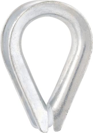 Anilha para cabo de aço 1/2” leve galvanizada - Vonder Menor preço em Anilha para cabo de aço 1/2” leve galvanizada - Vonder