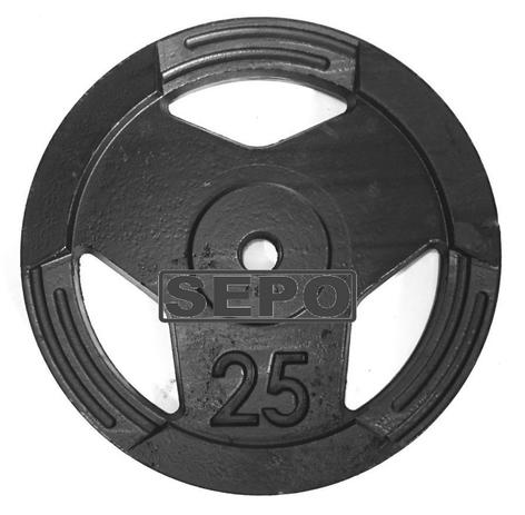 Anilha Sport Luxo - 25 Kg - Sepo - pesos Menor preço em Anilha Sport Luxo - 25 Kg - Sepo - pesos