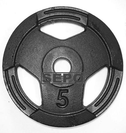 Anilha Sport Luxo - 5 Kg - Sepo - pesos Menor preço em Anilha Sport Luxo - 5 Kg - Sepo - pesos
