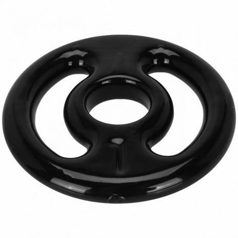 Anilha Vazada Emborrachada 1kg Preto mega peso Menor preço em Anilha Vazada Emborrachada 1kg Preto mega peso