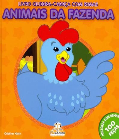 Animais da fazenda - livro quebra-cabeca com rimas Menor preço em Animais da fazenda - livro quebra-cabeca com rimas