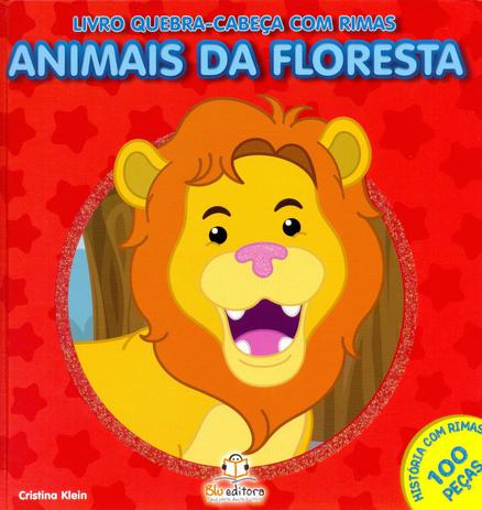 Animais da floresta: Livro quebra-cabeça com rimas - Blu Menor preço em Animais da floresta: Livro quebra-cabeça com rimas - Blu