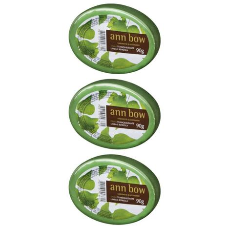 Ann Bow Ervas Sabonete Glicerina 90g (Kit C/03) Menor preço em Ann Bow Ervas Sabonete Glicerina 90g (Kit C/03)