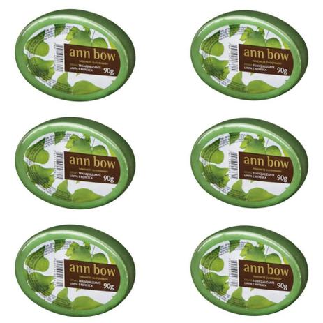 Ann Bow Ervas Sabonete Glicerina 90g (Kit C/06) Menor preço em Ann Bow Ervas Sabonete Glicerina 90g (Kit C/06)