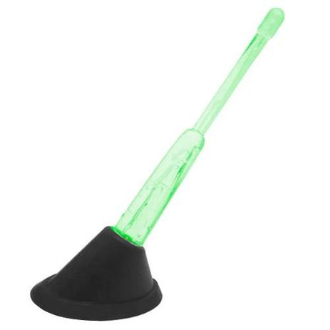 Antena Decorativa para Teto Iluminada com Led na cor Verde - Serauto Menor preço em Antena Decorativa para Teto Iluminada com Led na cor Verde - Serauto