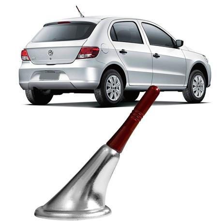 Antena Decorativa Teto Haste Cromada com Ponteira Vermelha - Shekparts Menor preço em Antena Decorativa Teto Haste Cromada com Ponteira Vermelha - Shekparts