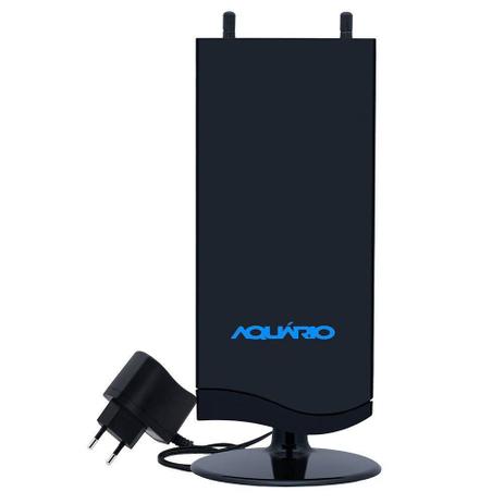 Antena Digital Amplificada DTV-4600 Interna VHF / UHF / FM / HDTV - Aquário - AquÃrio