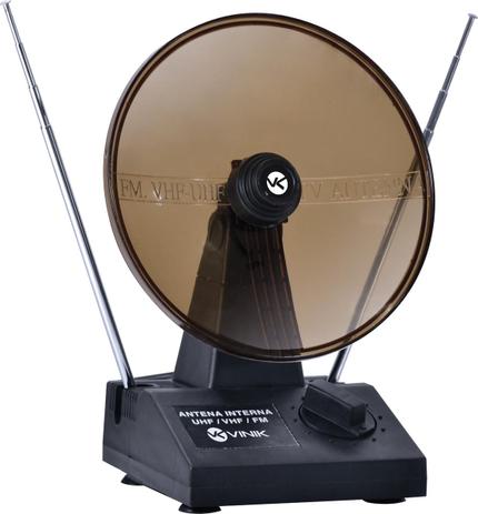 Antena digital com parábola para tv - vhf uhf fm digital/analógica - Vinik Menor preço em Antena digital com parábola para tv - vhf uhf fm digital/analógica - Vinik