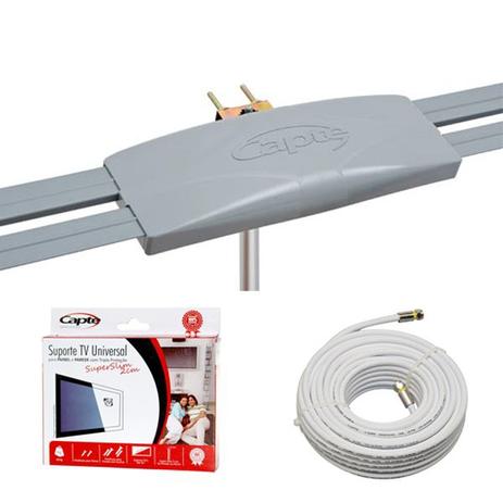 Antena Digital Externa Capte Grafite 4em1+ Suporte Super Slim Capte + Cabo Coaxial 14m é boa?