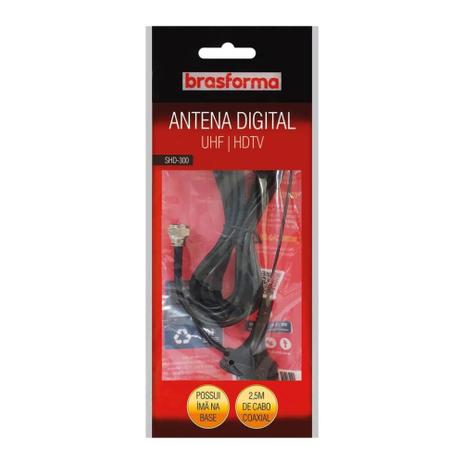 Antena Digital Interna Brasforma SHD-300 Menor preço em Antena Digital Interna Brasforma SHD-300