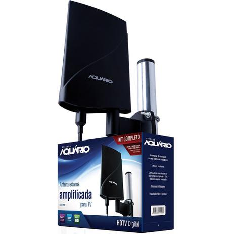 Antena Externa Amplificada Para Tv 4 Em 1 Dtv-5600 Aquario - Aquário Menor preço em Antena Externa Amplificada Para Tv 4 Em 1 Dtv-5600 Aquario - Aquário