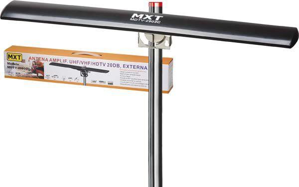 Antena Externa Amplificada Uhf, Vhf, Hdtv Mdtv-2903C 5 10 173 - Mxt Menor preço em Antena Externa Amplificada Uhf, Vhf, Hdtv Mdtv-2903C 5 10 173 - Mxt