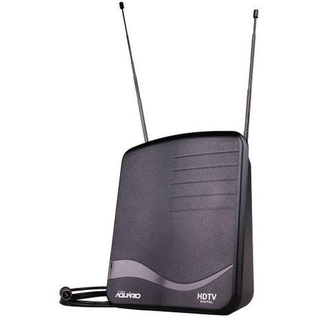 Antena Interna TV VHF/UHF/FM/HDTV DTV1100 Aquario Menor preço em Antena Interna TV VHF/UHF/FM/HDTV DTV1100 Aquario