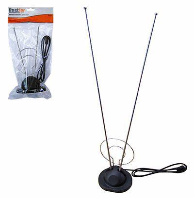 Antena interna vhf/uhf 50 cm - Rio chens Menor preço em Antena interna vhf/uhf 50 cm - Rio chens